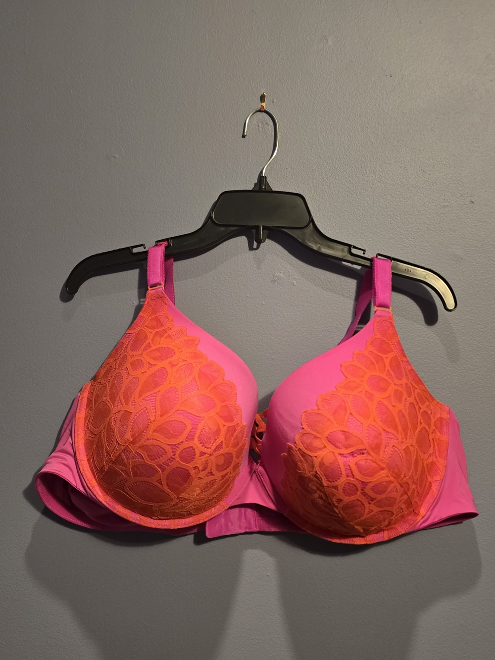 torrid Hot Pink & Orange Lace T-Shirt Bra